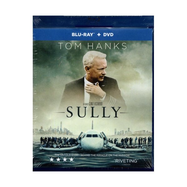 Sully (BluRay DVD + DVD Combo Pack) Starring Tom Hanks, Aaron Eckhart, Laura Linney - Dollar Fanatic