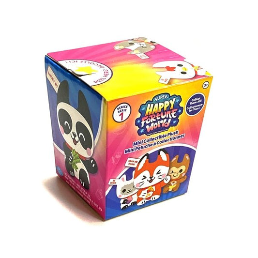 Super Happy Fortune World Mini Collectible Plush Toy Mystery Box - Series 1 (1 Count) - $5 Outlet
