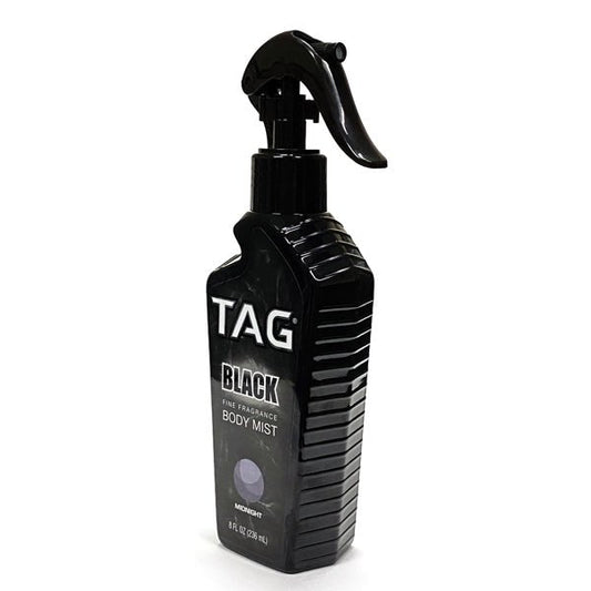 Tag Black Fine Fragrance Body Mist Spray - Midnight (Net 8 fl. oz.) - Dollar Fanatic