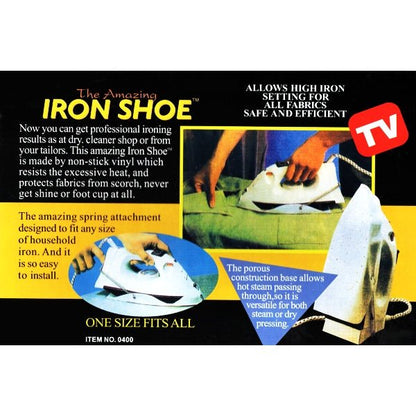 The Amazing Iron Shoe Cover (One Size Fits All) Makes Ironing Easier and Faster - $5 Outlet