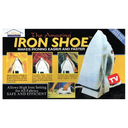 The Amazing Iron Shoe Cover (One Size Fits All) Makes Ironing Easier and Faster - $5 Outlet