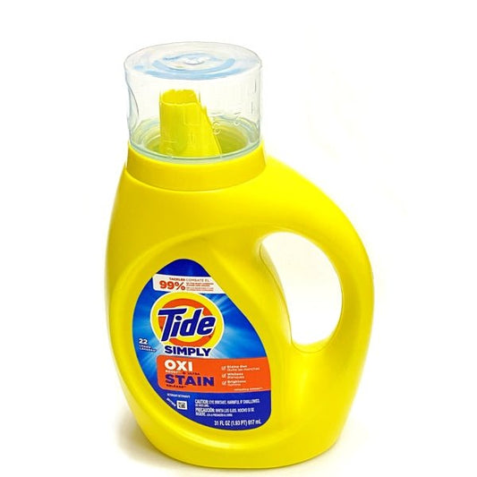 Tide Simply Oxi Boost + Ultra Stain Release Liquid Laundry Detergent - Refreshing Breeze (Net 31 fl. oz.) - $5 Outlet