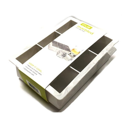 True Silicone Marbled Ice Cube Tray - 2" Ice Cubes (1 Pack) - DollarFanatic.com