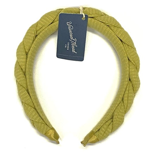 Universal Thread Braided Fabric Headband - Light Green (1 Count) - Dollar Fanatic