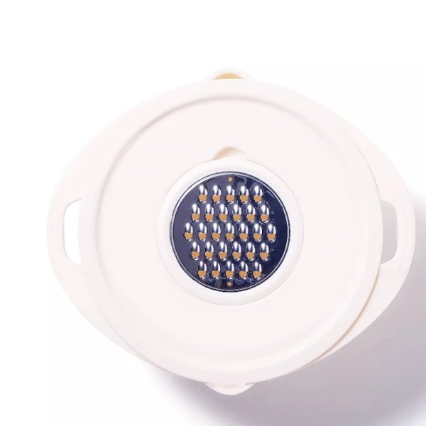 Vivitar Food Prep Mixing Bowl with Interchangeable Grater and Slicing Attachments - Tan (4 - Piece Set) Perfect for Preparing Meals - Dollar Fanatic