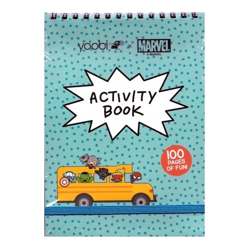 Yoobi Avengers Fun Puzzles & Games Activity Book (100 Pages) - $5 Outlet