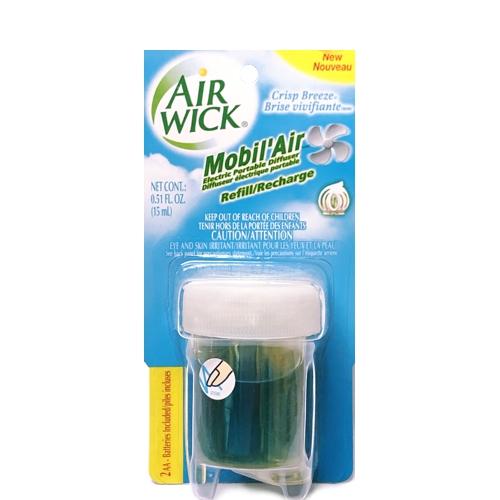 Air Wick Mobil'Air Electric Portable Diffuser Refill - Crisp Breeze (Net. 0.51 fl. oz.) - DollarFanatic.com