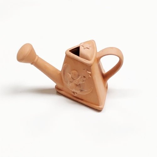 Angel on the Moon Watering Can - Aromatherapy Terracotta Collectible Essential Oil Diffuser - DollarFanatic.com