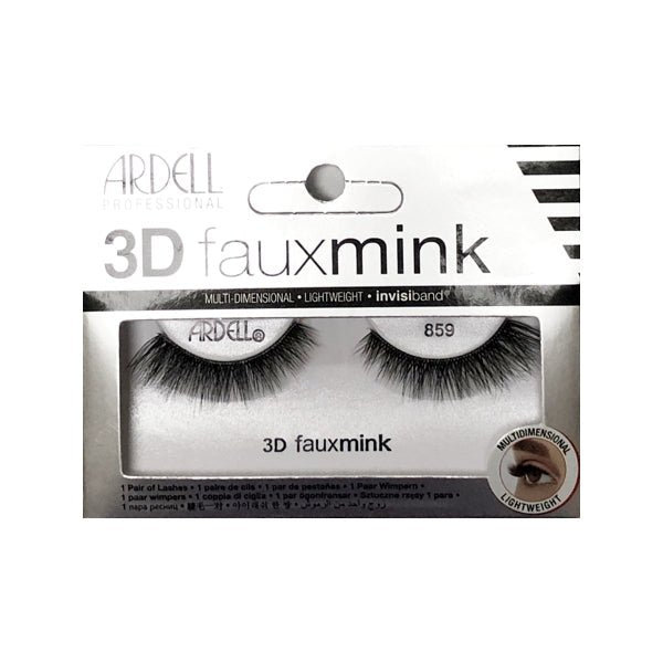 Ardell 3D Faux Minx Lashes Eyelashes - 859 (1 Pair) Adhesive sold separately - DollarFanatic.com