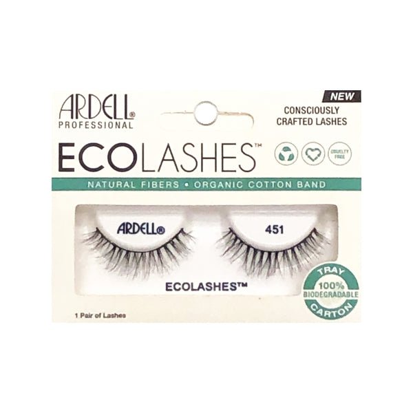 Ardell Eco Lashes Eyelashes - 451 (1 Pair) Adhesive sold separately - DollarFanatic.com