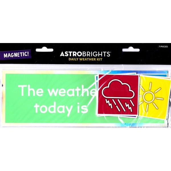 Astrobrights Magnetic Daily Weather Kit (7-Piece Set) - DollarFanatic.com