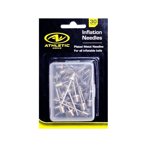 Athletic Works Ball Inflation Needles with Storage Case (30 Pack) For All Inflatable Balls - DollarFanatic.com