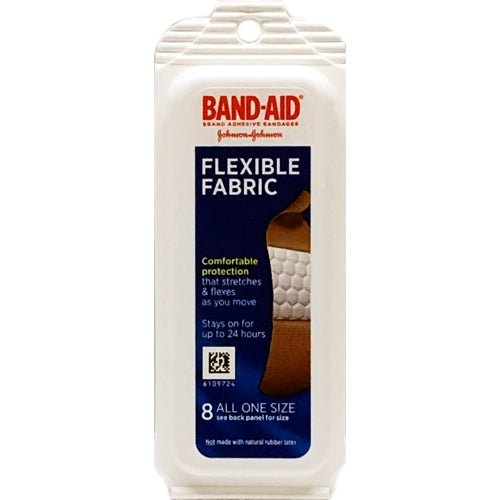 Band-Aid Flexible Fabric Adhesive Bandages (8 Pack) Travel Size - $5 Outlet