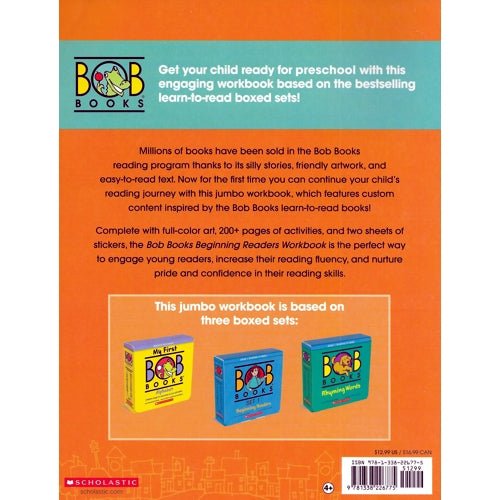 Bob Books - Beginning Readers Workbook (222 Pages) Pre-K-K - DollarFanatic.com