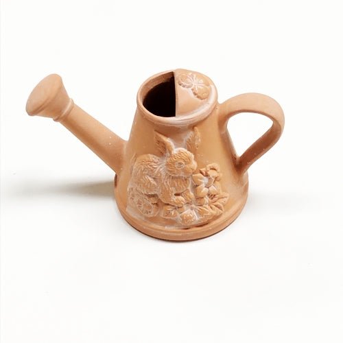 Bunny Rabbit Watering Can - Aromatherapy Terracotta Collectible Essential Oil Diffuser - DollarFanatic.com