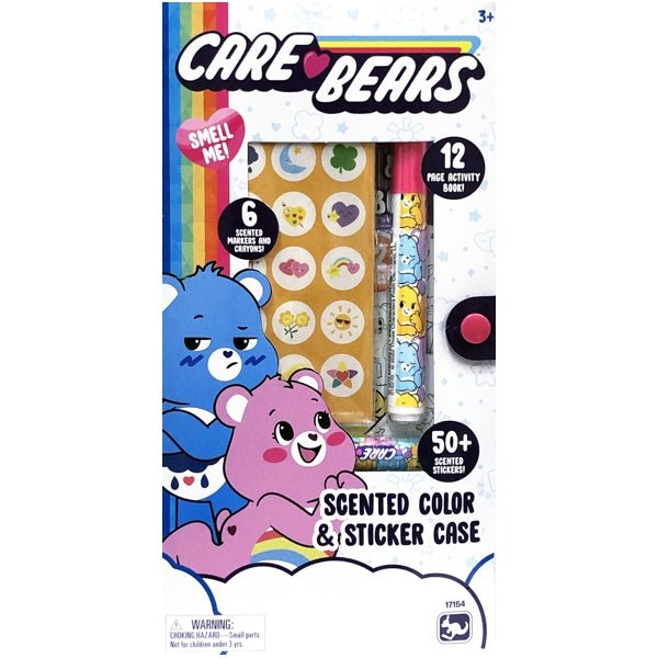 Care Bears Scented Color and Sticker Activity Storage Case (Includes Coloring Pad, Scented Stickers, Crayons, Markers) - DollarFanatic.com