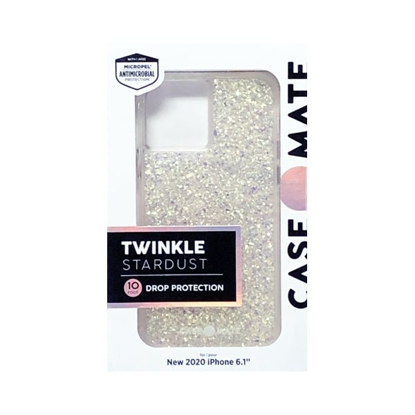 Case-Mate iPhone 12 Twinkle Stardust Protective Phone Case (Iridescent Metallic Glitter) Also fits iPhone 12 Pro - DollarFanatic.com