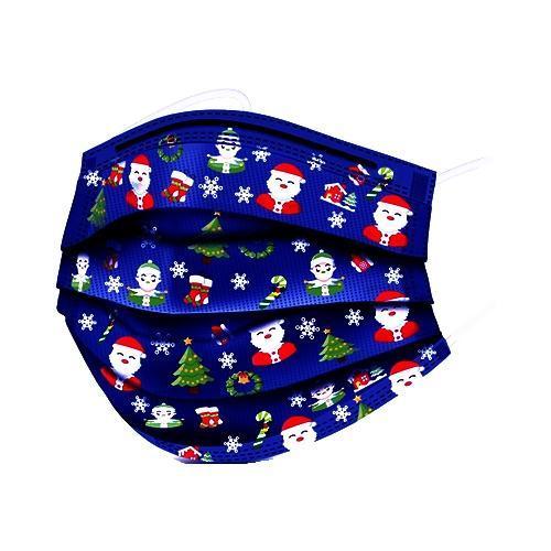 Clearance - BingFone Kids 3-Ply Protective Disposable Face Masks - Holiday Themed (50 Pack) Best by Date: 08/09/2022 - DollarFanatic.com