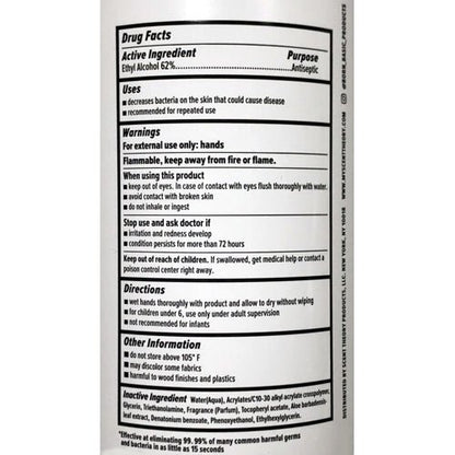 Clearance - Born Basic Anti-Bac Moisturizing Hand Sanitizer Pump with Aloe & Vitamin E (33 fl. oz.) Best By Date 06/30/2022 - DollarFanatic.com