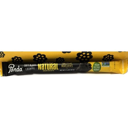 Clearance - Panda Soft Black Licorice Stick (Net Wt. 1.125 oz.) Best by Date: 11/30/2022 - DollarFanatic.com