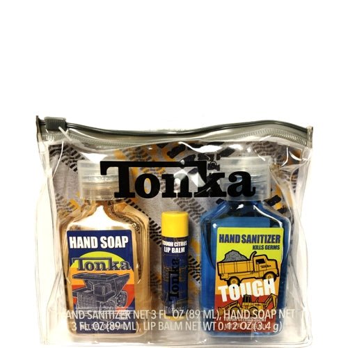 Clearance - Tonka Scented Antibacterial Hand Sanitizer, Hand Soap & Lip Balm Travel Combo Pack (3-Pack Gift Set) - DollarFanatic.com