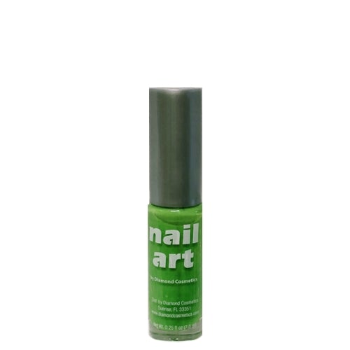 Colormates Nail Art Nail Polish with Precision Brush - Neon Green (0.25 fl. oz.) - DollarFanatic.com