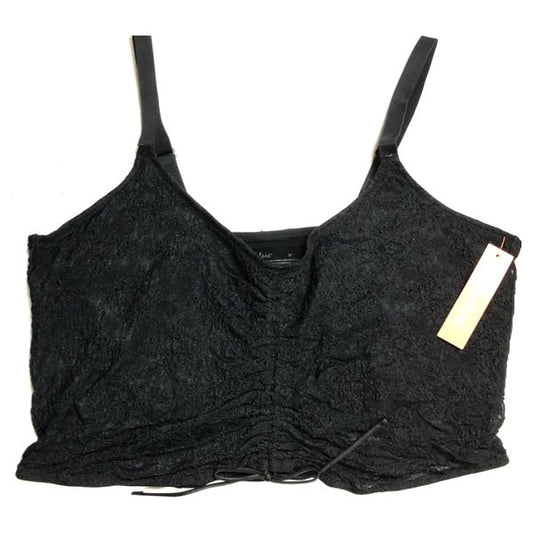 Colsie Lace Up Black Brami (Women's Size 3X) - DollarFanatic.com