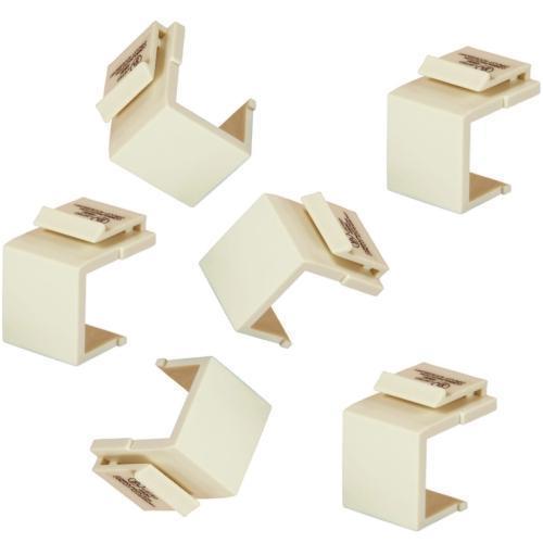 Commercial Electric Snap-in Blank Inserts - Light Almond - DollarFanatic.com