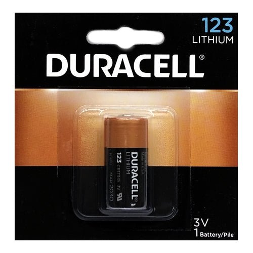 Duracell 123 Lithium 3V Photo Battery - DL123ABU (1 Pack) - DollarFanatic.com