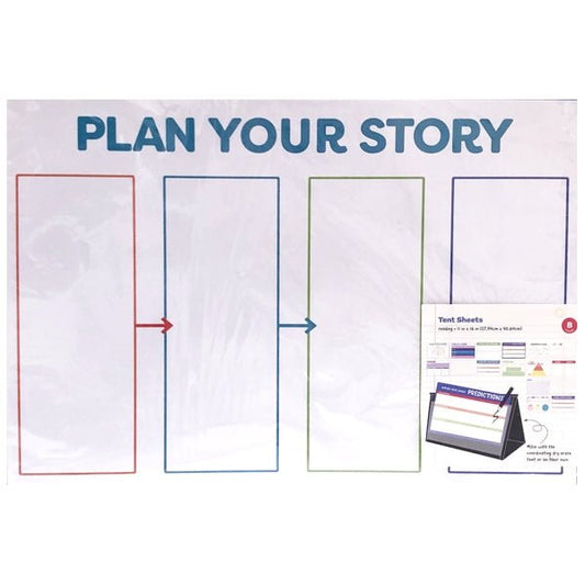 Educational Tent Activity Sheets - 11" x 16" (8 Pack) Select Subject Math or Reading - DollarFanatic.com