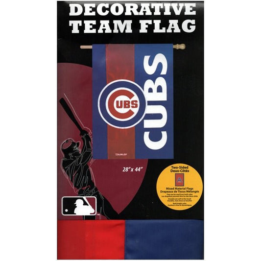 Evergreen Chicago Cubs Decorative Team Flag (28" x 44") Double-Sided - $5 Outlet