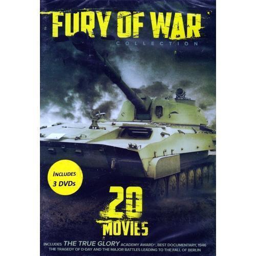 Fury of War Collection (3-DVD Set) Includes 20 Movies - $5 Outlet