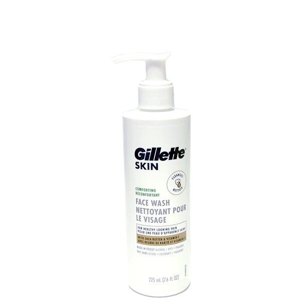 Gillette Skin Comforting Face Wash (7.65 fl. oz.) Alcohol Free, Dye Free, Parabens Free - DollarFanatic.com