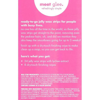 Glee Bikini Wax Kit (24 Wax Strips, 8 Finishing Wipes) - DollarFanatic.com