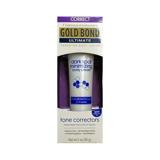 Gold Bond Ultimate Dark Spot Minimizing Body Cream (Net wt. 2 oz.) Targeted, Multi-action Formula - $5 Outlet
