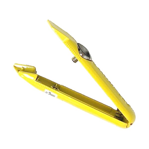 Grabber All-Metal Fixed-Blade Drywall Utility Knife Cutter - Yellow (K1992) Non-Retractable - DollarFanatic.com