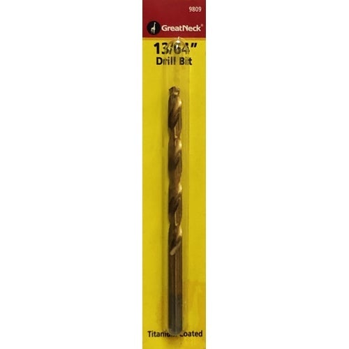 Great Neck 13/64" Titanium Coated Drill Bit (9809) - $5 Outlet
