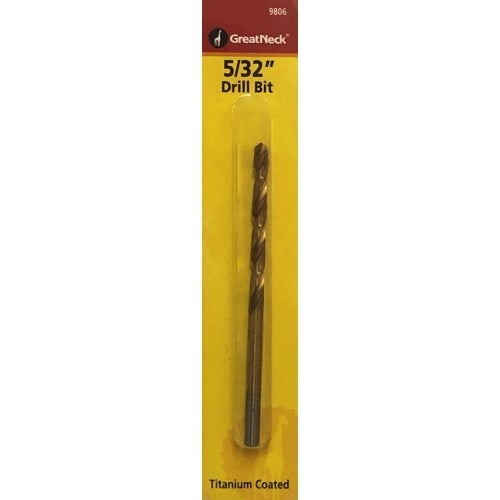 Great Neck 5/32" Titanium Coated Drill Bit (9806) - $5 Outlet