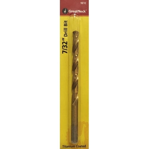 Great Neck 7/32" Titanium Coated Drill Bit (9810) - $5 Outlet
