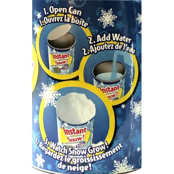 Grin Studios Instant Snow in a Can Kit (Just Add Water) - DollarFanatic.com