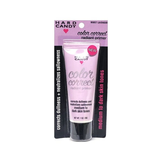 Hard Candy Color Correct Radiant Primer - 90857 Lavender (Net wt. 1 oz.) For Medium to Dark Skin Tones - DollarFanatic.com