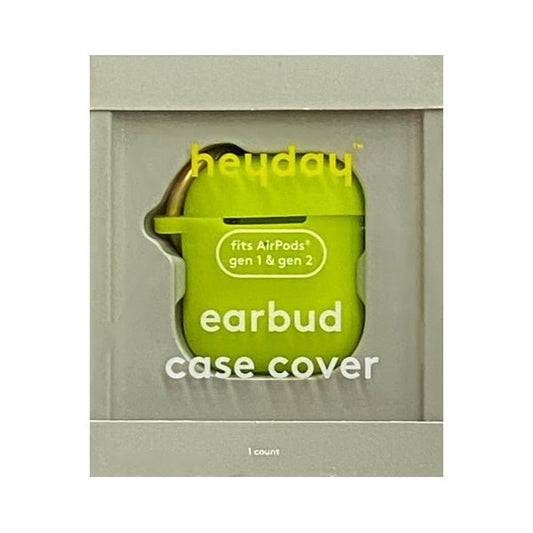 HeyDay Ear Buds Case for AirPods Charging Case Cover - Lime Green (Gen 1 & Gen 2) Wireless Charging Compatible - $5 Outlet