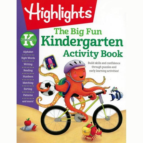 Highlights The Big Fun Kindergarten Activity Book (256 Pages) - $5 Outlet