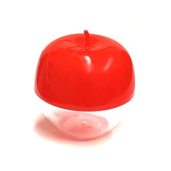 Horizon Apple-Shaped Plastic Storage Container - Red/Clear (4.5" x 4.75") - DollarFanatic.com