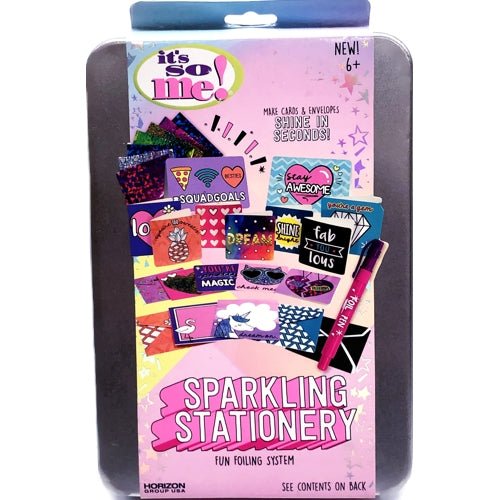 It's So Me Sparkling Stationery Fun Foiling System Kit (50-piece Kit) Make Cards & Envelopes shine in seconds! - $5 Outlet