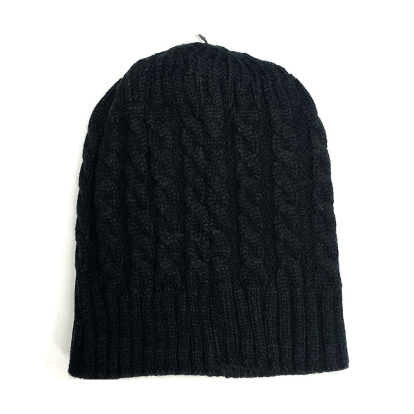 Kedi Designs Twisted Cable Knit Beanie Hat - Textured Ribbed (Select Color) Warm, Fitted Design - DollarFanatic.com