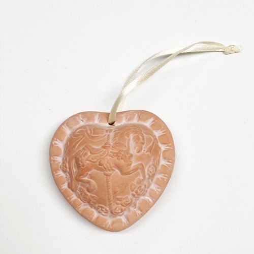 KeyPoint Carousel Horse Heart - Aromatherapy Terracotta Collectible Essential Oil Diffuser - DollarFanatic.com