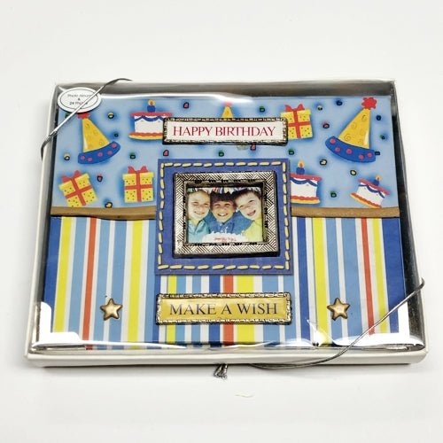 KeyPoint Happy Birthday 4" x 6" Photo Album Gift Boxed (Holds 24 Pictures) - DollarFanatic.com