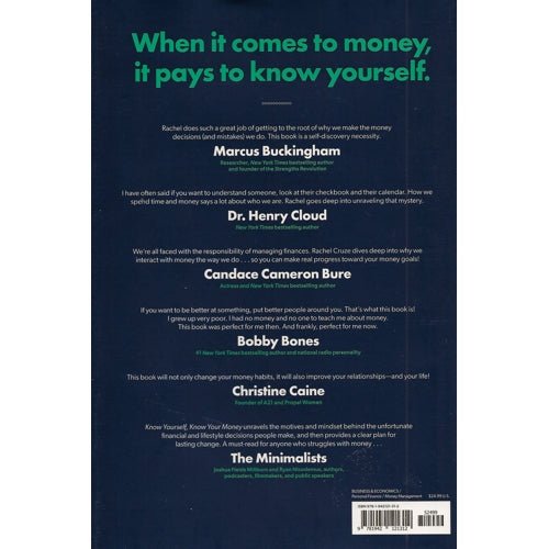 Know Yourself Know Your Money by Rachel Cruze (Hardcover Book, 256 Pages) - $5 Outlet