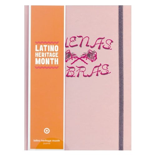 Latino Heritage Buenas Vibras Hardcover Journal - 6" x 8" (208 Pages) Gold Foil Edges and Gold Elastic Band Closure - DollarFanatic.com